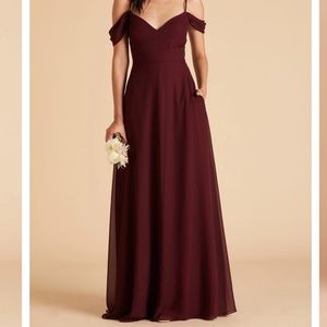 Birdy gray bridesmaid dress